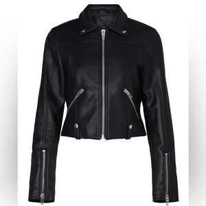 BLANKNYC | Over the Moon Faux Leather Jacket Black Size S